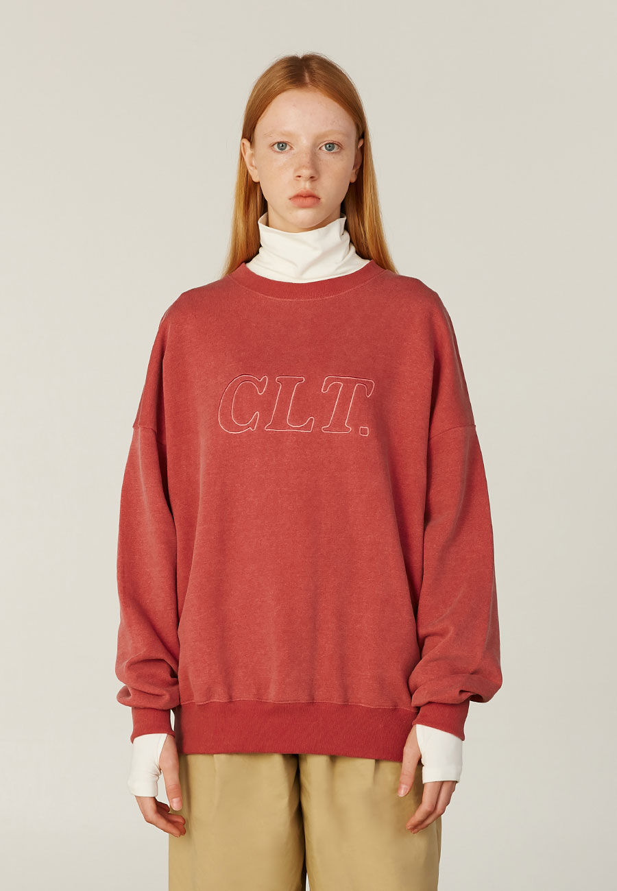 CLT OUTLINE SWEAT-SHIRT[RED]