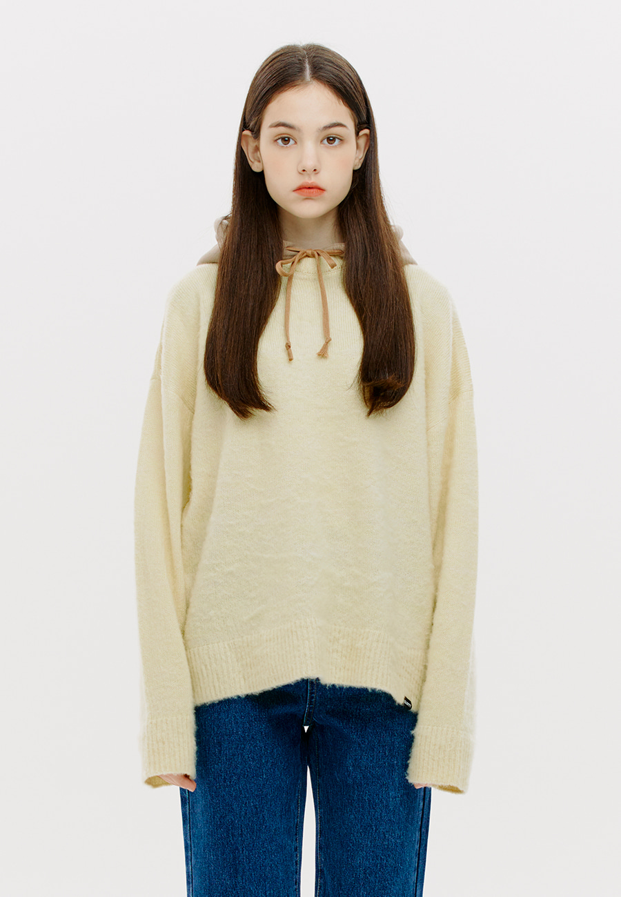 CLOTTYOVER SIZE KNIT[YELLOW]