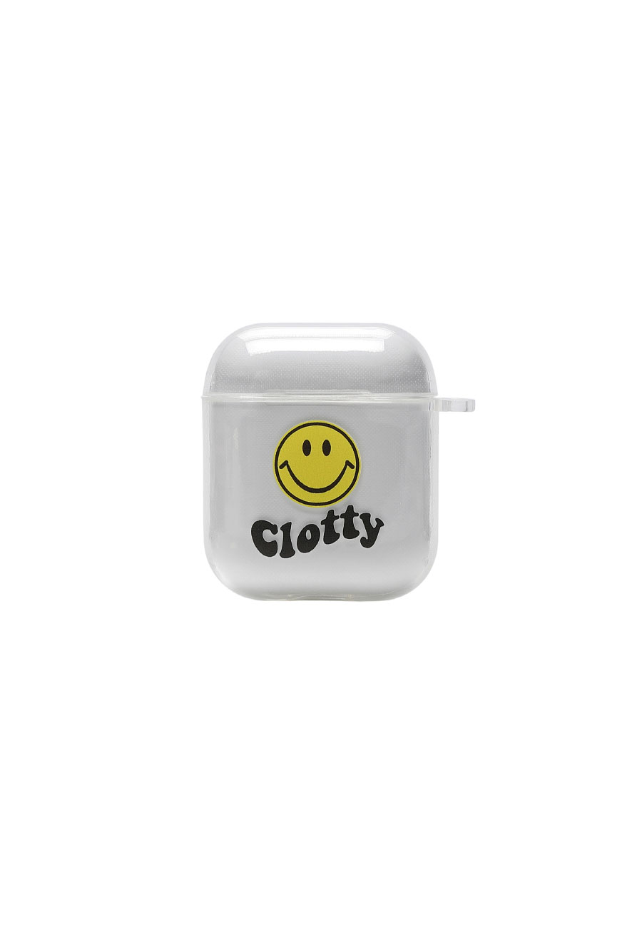 SMILE WAVE AIRPODS CASE[CLEAR]
