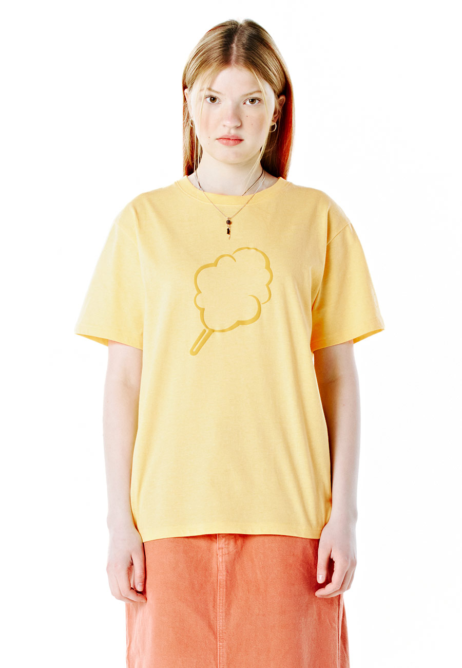 OUTLINE CC T-SHIRT[YELLOW]