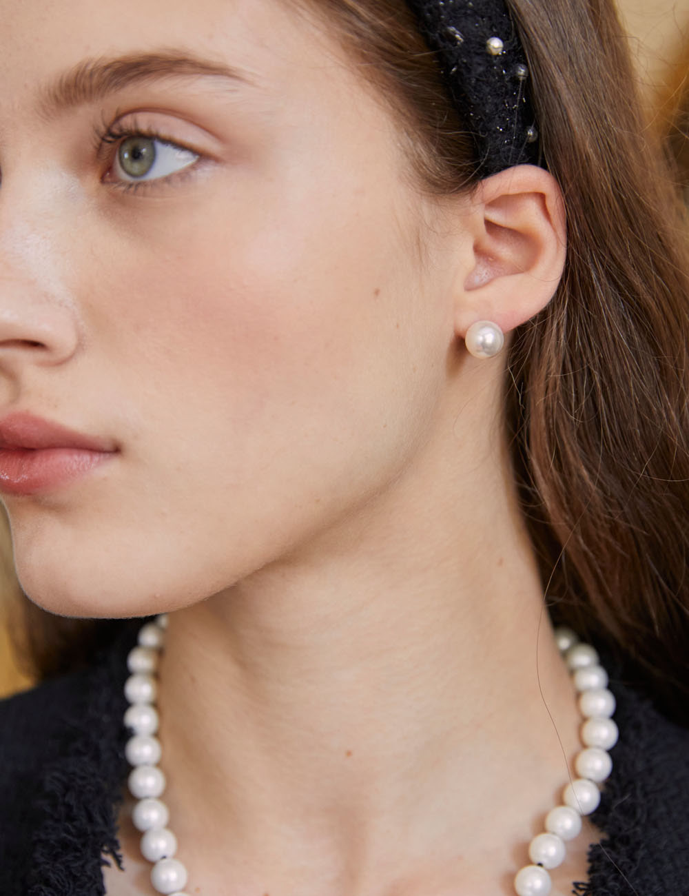 Swarovski Pearl Earrings - 925silver 라비쉬에