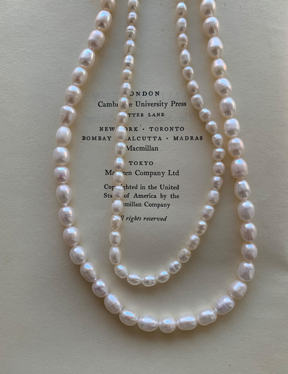 Marry Nature Pearl Necklace _ 925silver 라비쉬에
