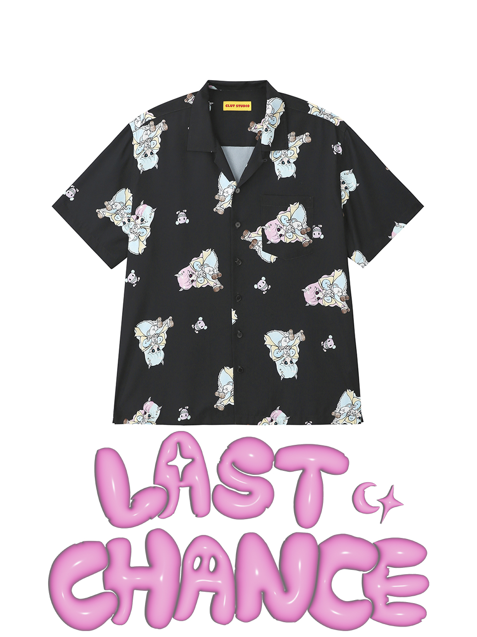 [Last Chance] 0 7 coke devil hawaiian shirt - BLACK