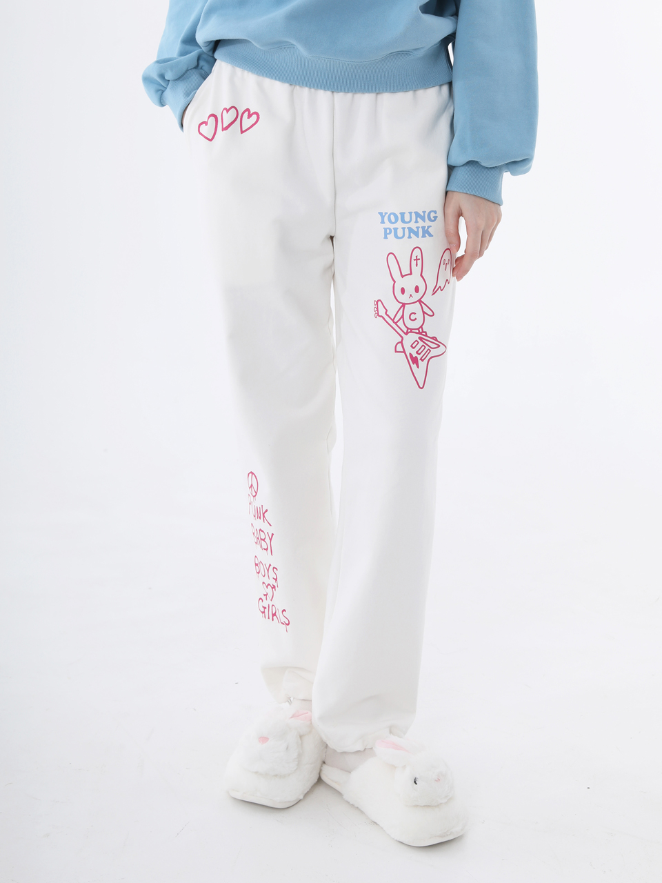 [sold out] 1 1 rabbit jogger pants - IVORY