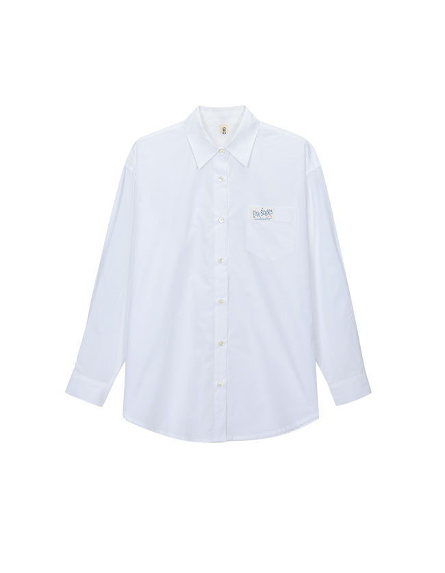 Oversize Pocket Shirts - White