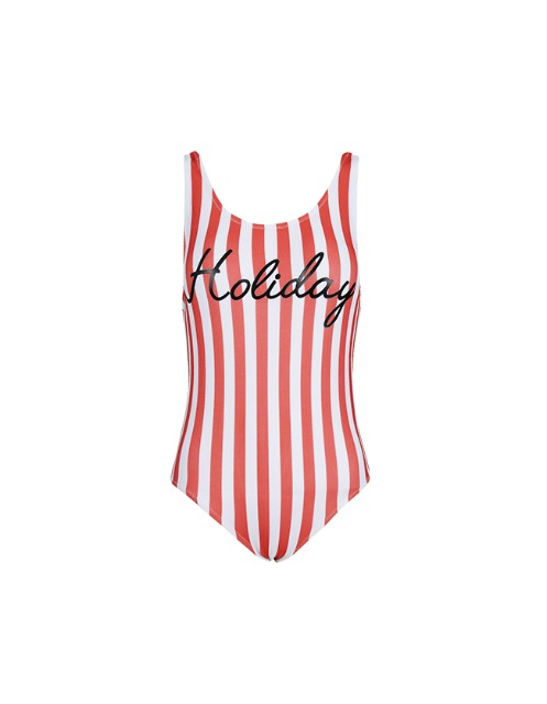 Holiday One Piece - Red Stripe