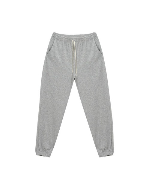 French Terry Jogger Pants - Melange Gray