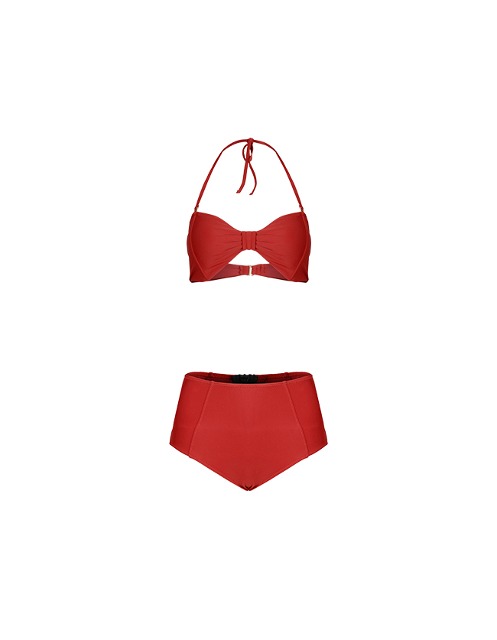 17 Rosie Bikini Set - Blood Red