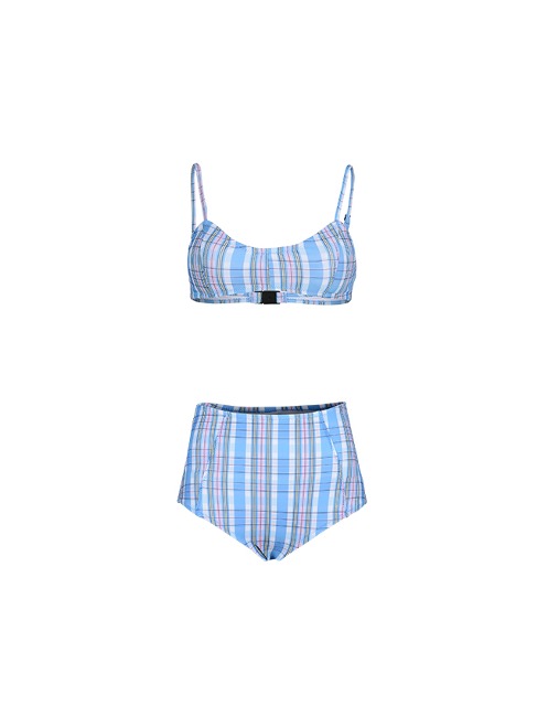18 Clara Bikini Set - Blue Check
