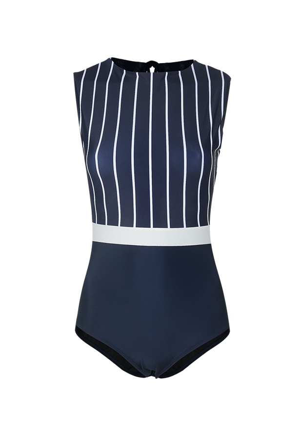 19 Fiona H Suit - Stripe / Navy