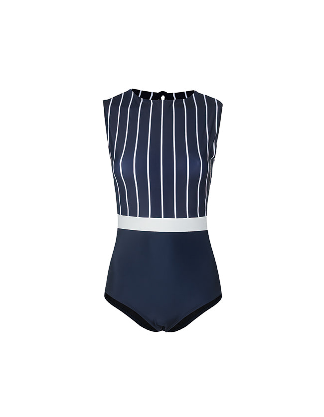 19 Fiona H Suit - Stripe / Navy