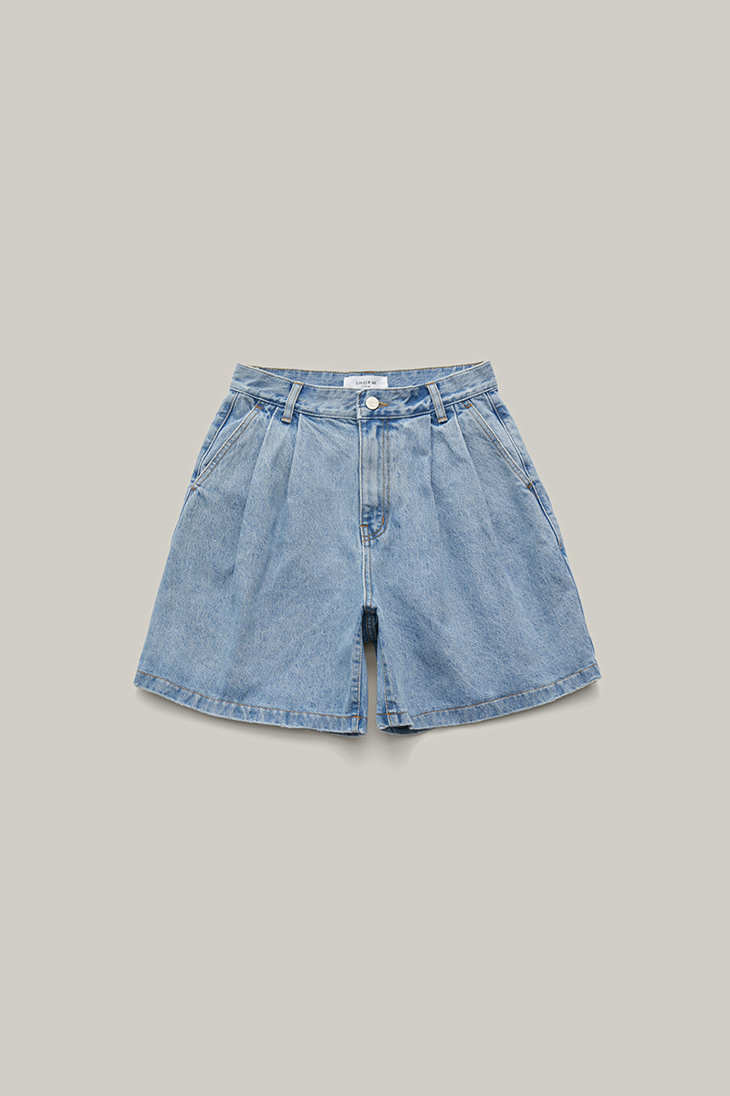 paul denim shorts (light blue)