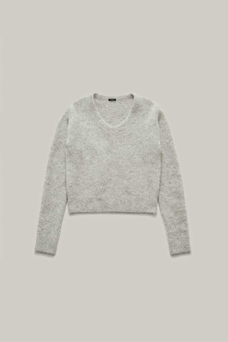 holt alpaca sweater (gray)