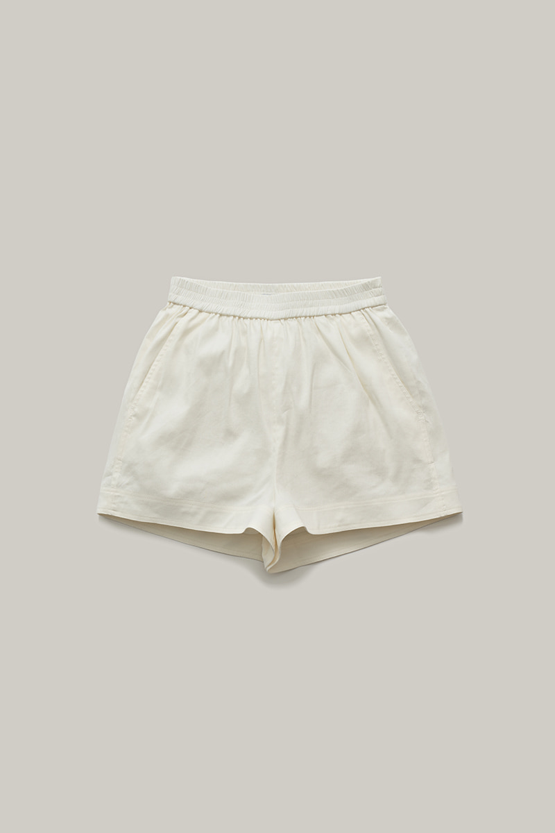 5TH / rosa linen shorts