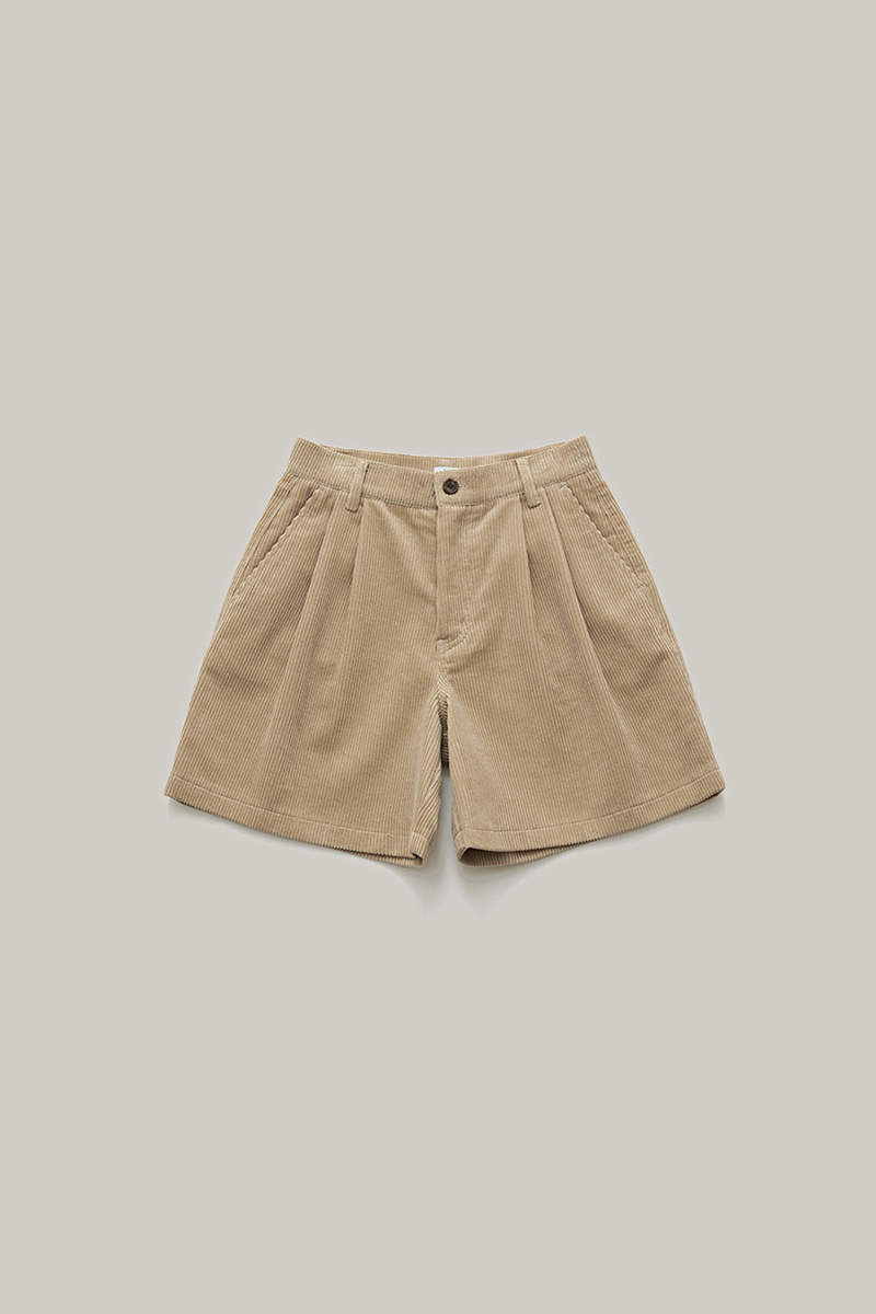 boston corduroy shorts (beige) same-day delivery
