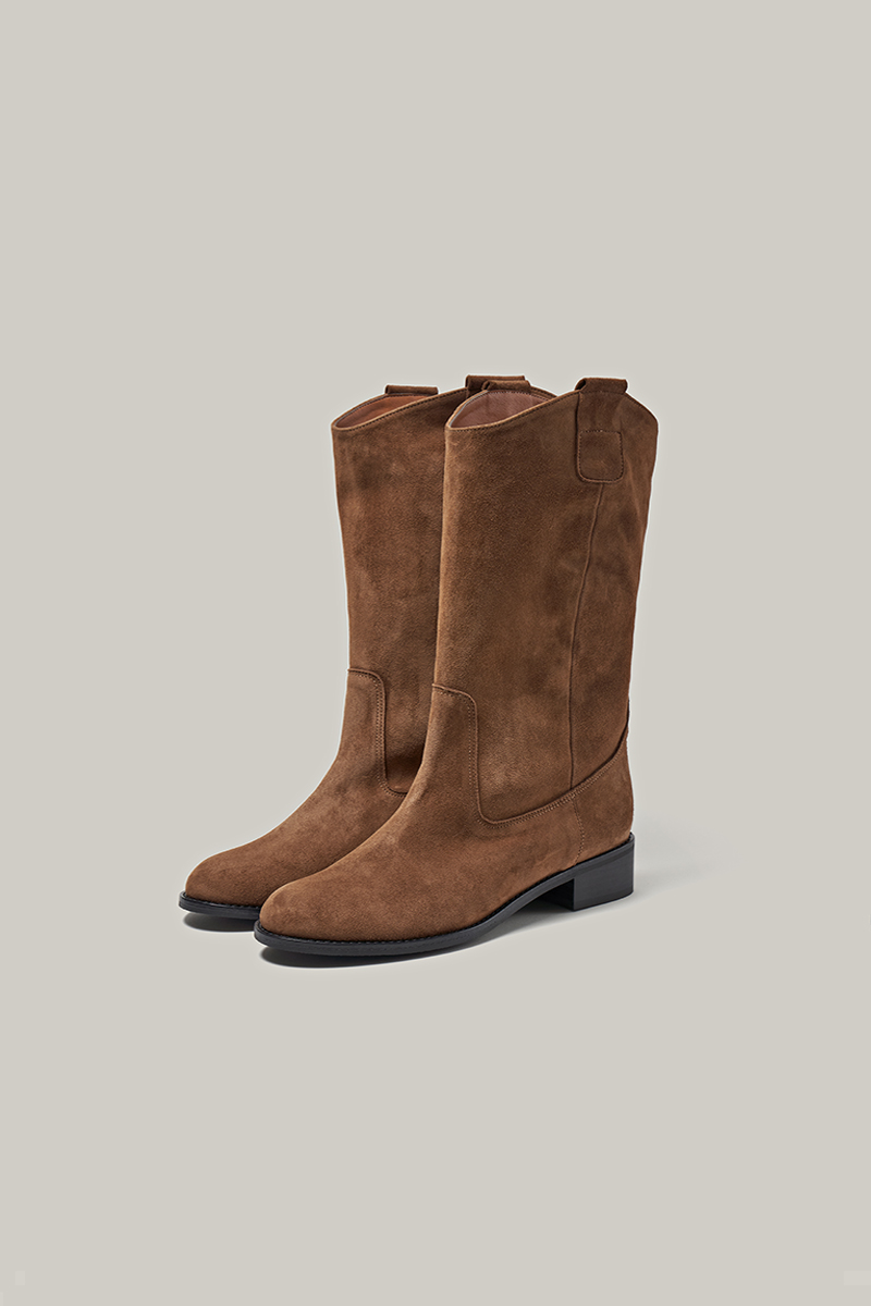 nate suede boots (brown)