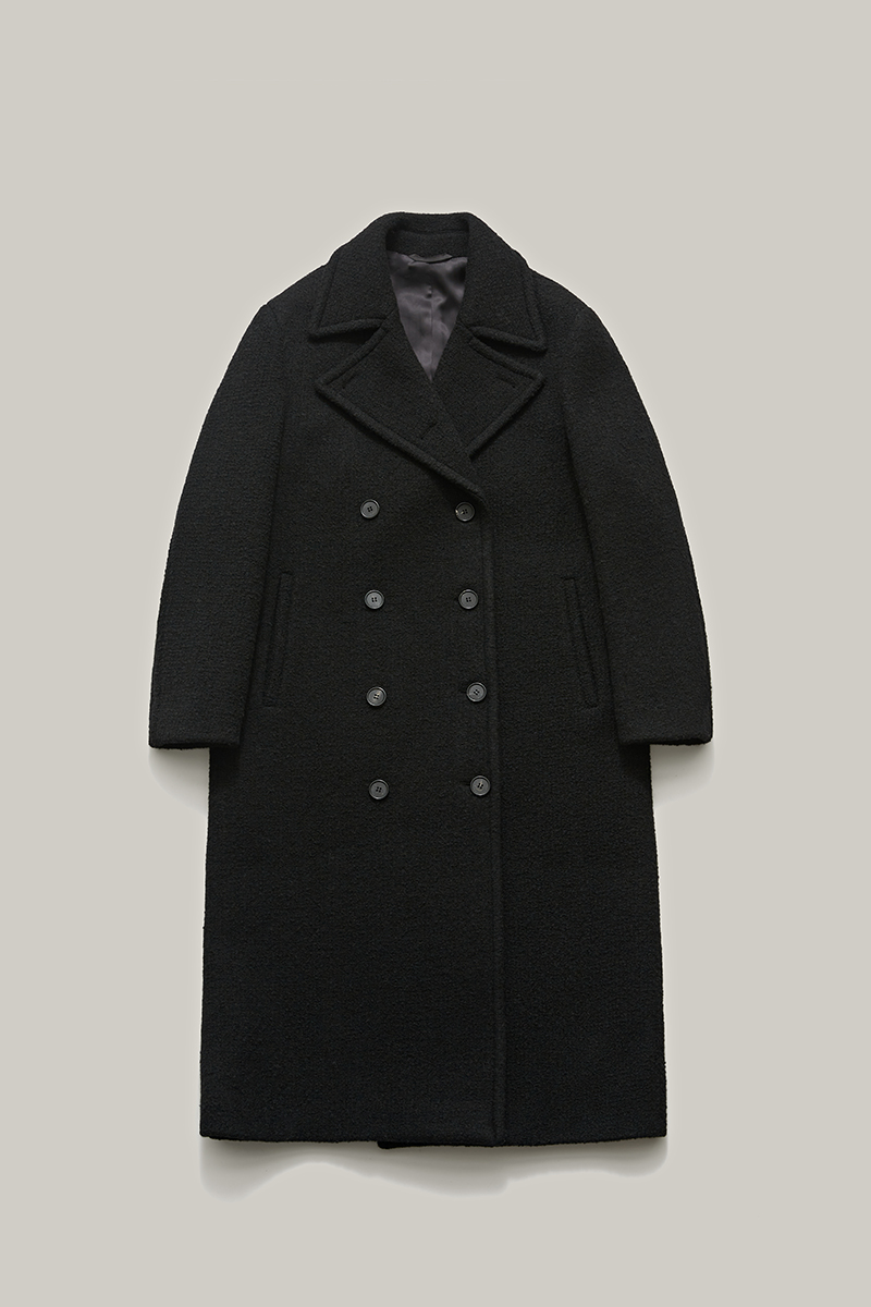 madame double coat (black)
