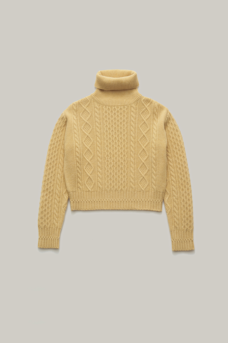 sonda cashmere sweater (yellow)