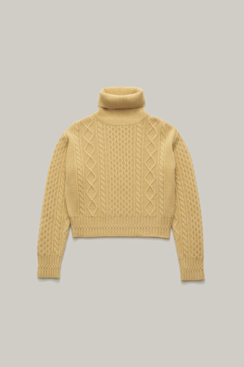 sonda cashmere sweater (yellow)
