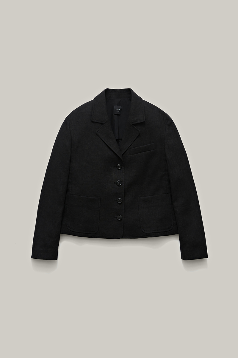 2ND / kama linen jacket (black)