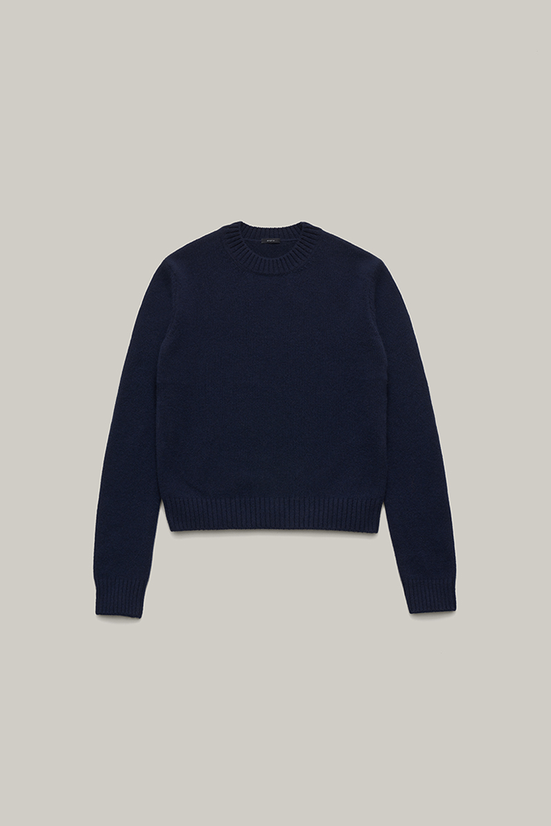 lala cashmere knit (navy)