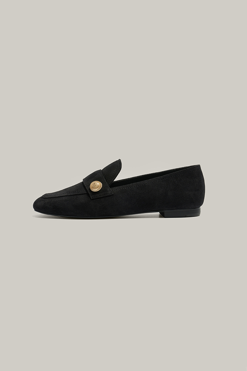 lario loafer (suede black)
