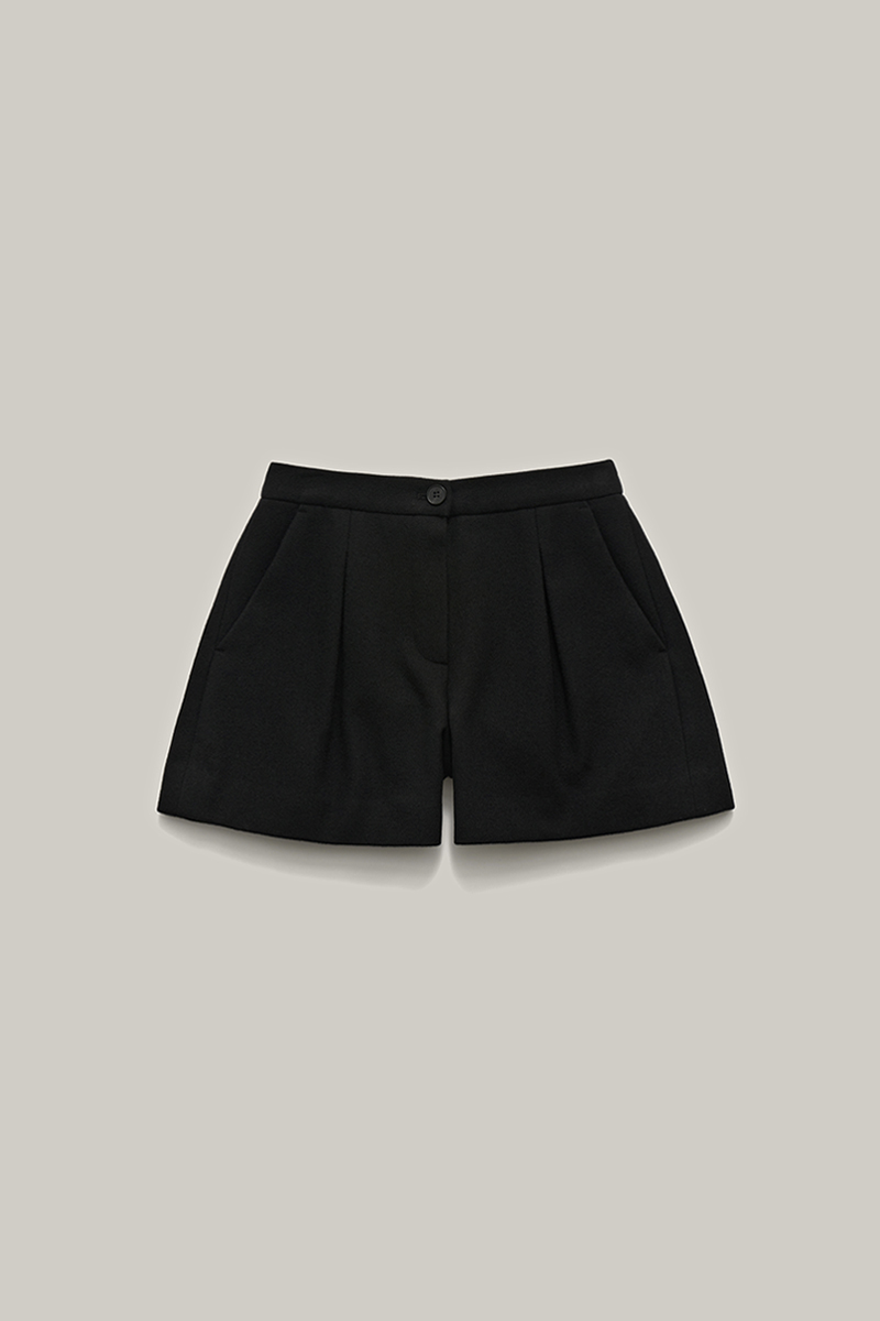 4TH / radia wool shorts (black)