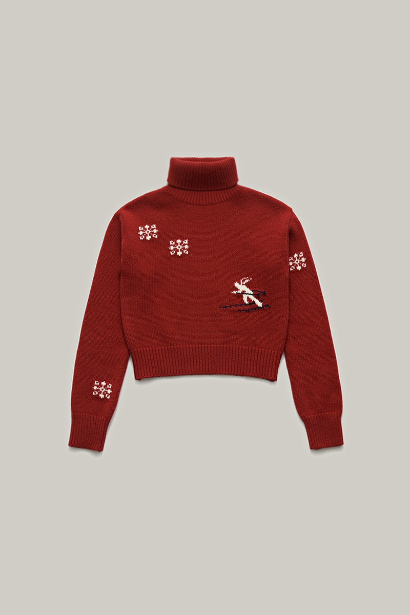 ski sweater (red)