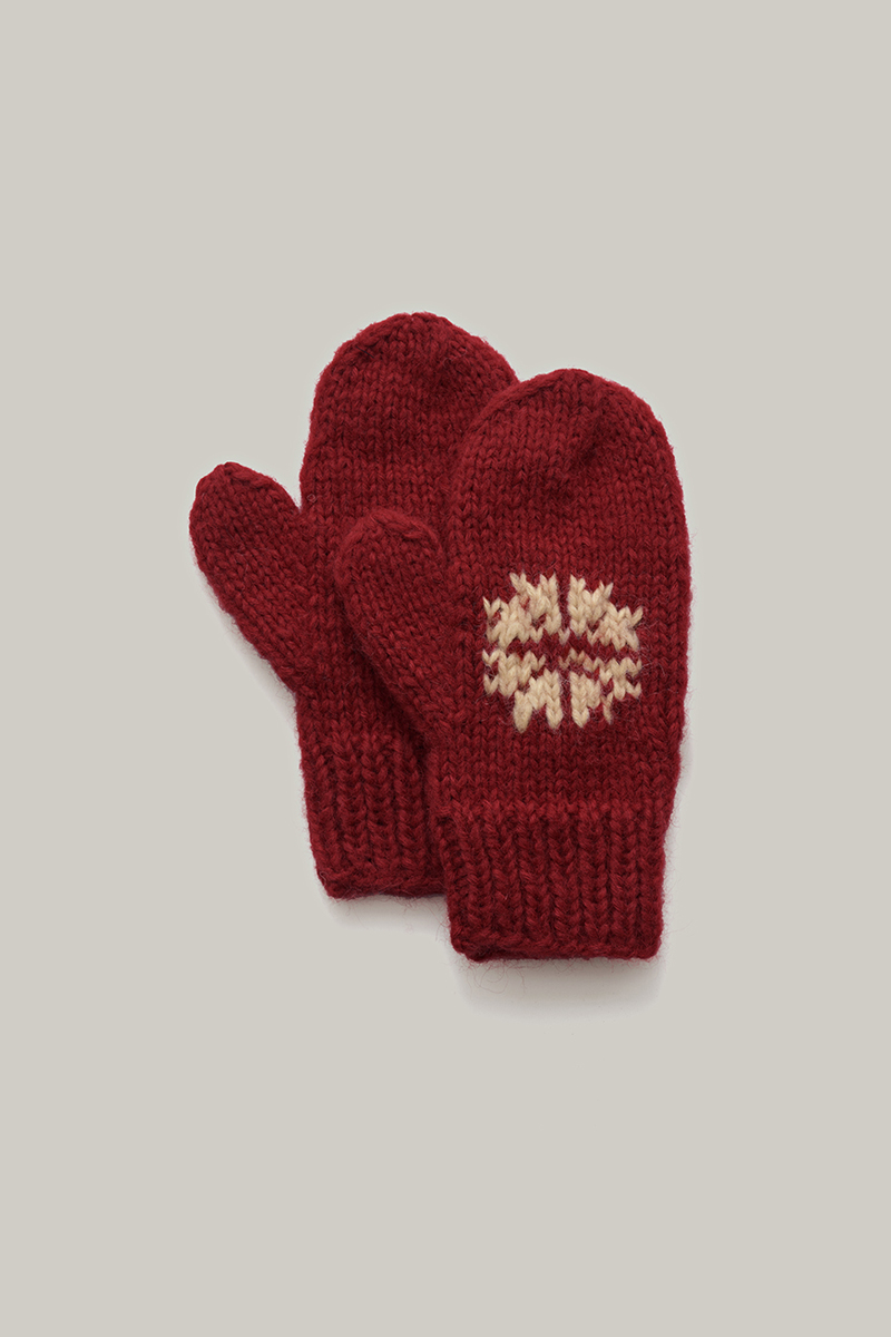 derby handmade gloves (red)