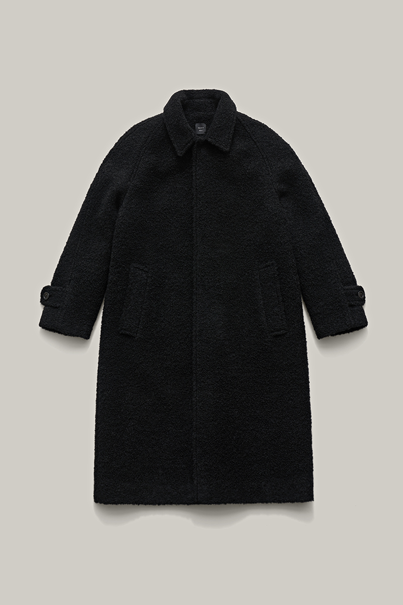 2ND / rauzan boucle coat (black)