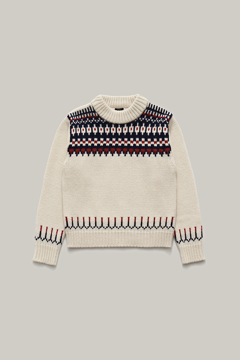 punch card sweater (ivory)