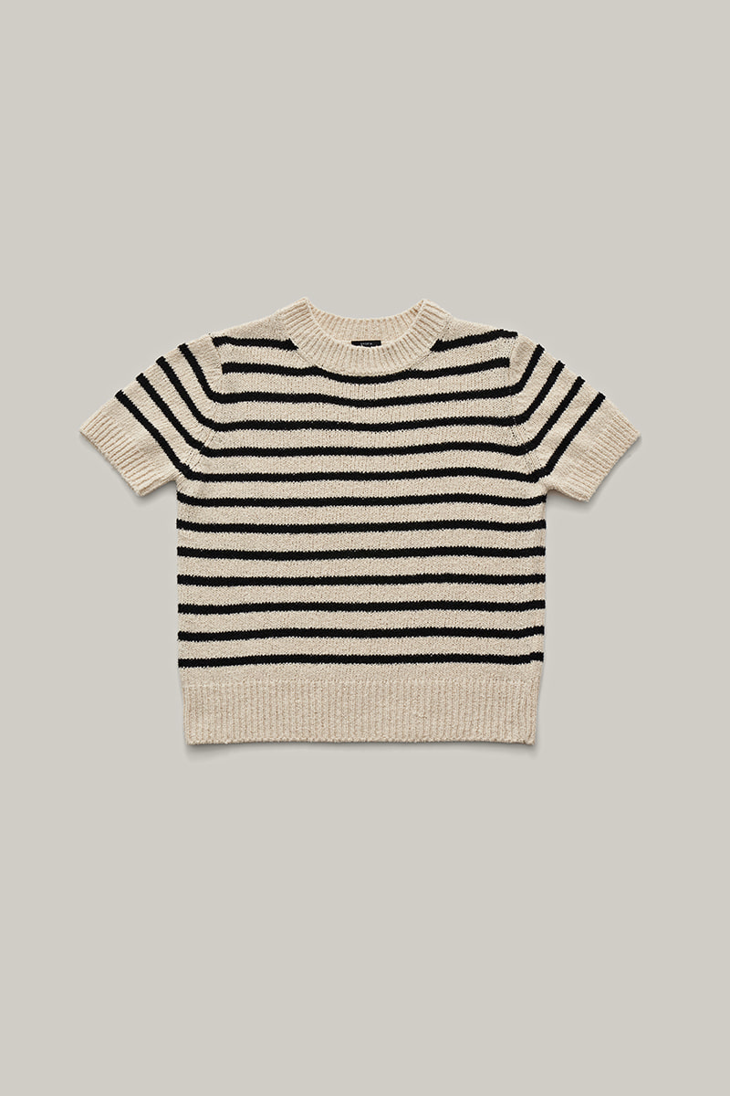 4TH / marina cotton sweater (stripe)