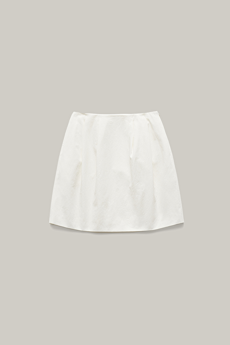 3RD / pumpkin skirt (white)