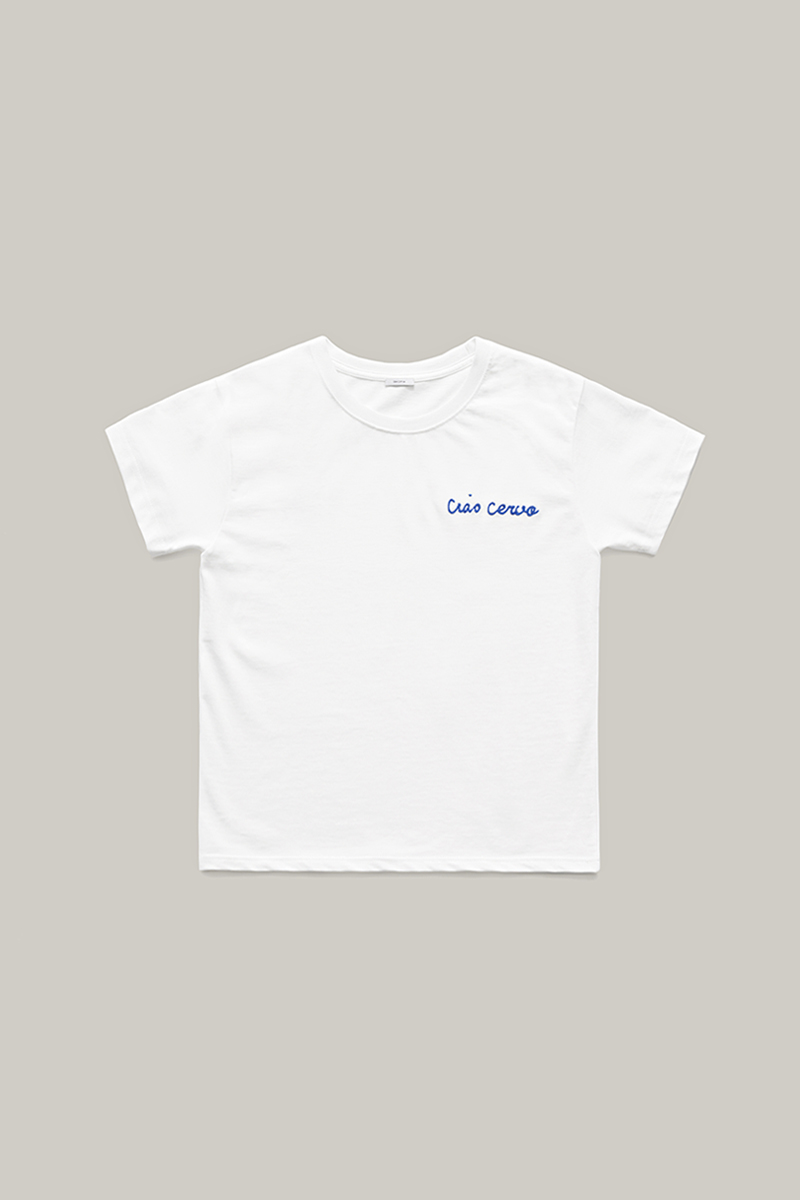 2ND / ciao cervo t-shirt (blue stitch)