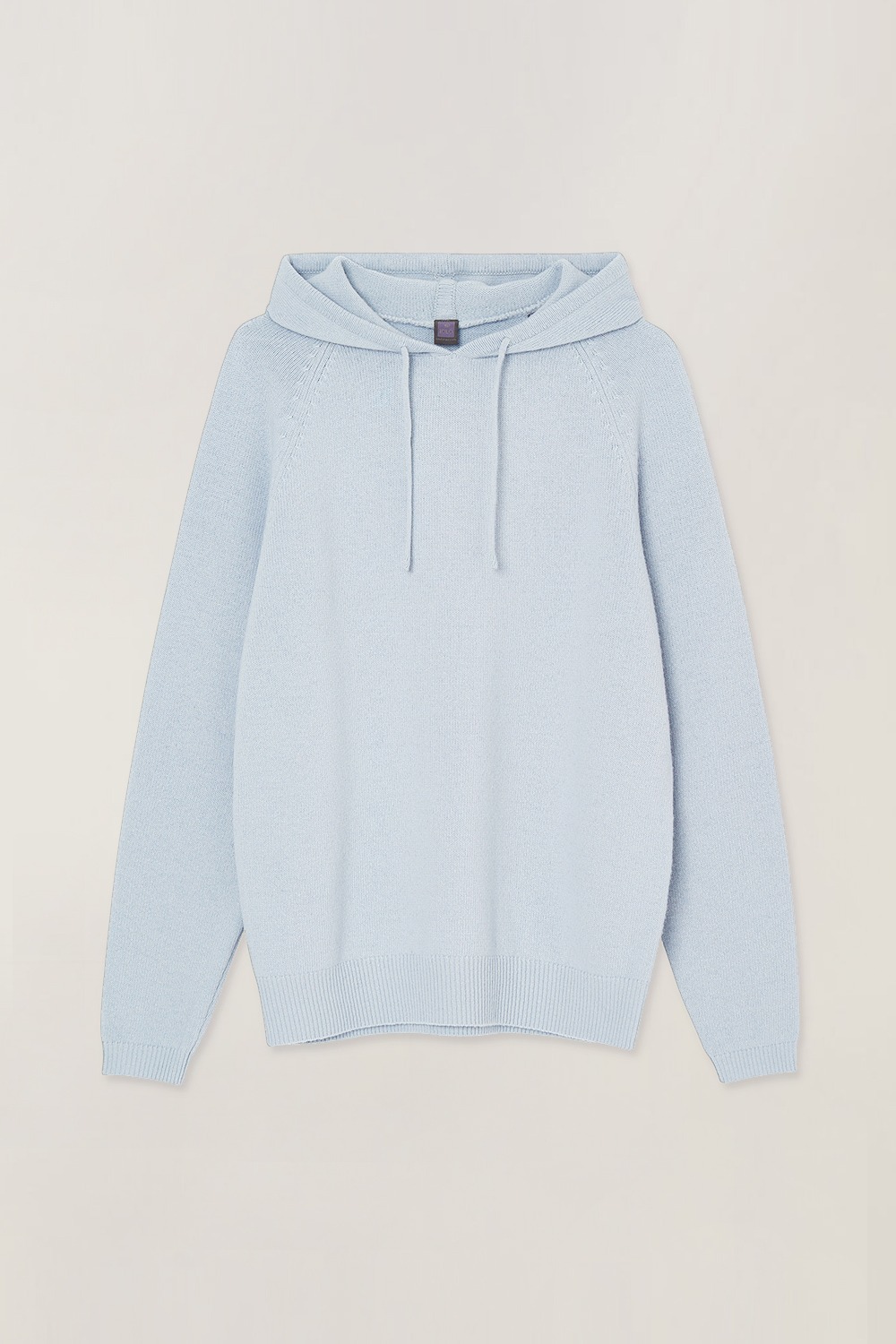 Knitted Hoodie_Light blue