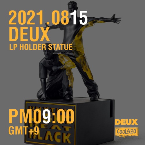 DEUX LP Holder Statue (+ another LP Jacket cover)