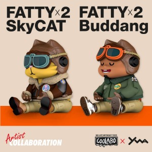 FATTY FATTY skyCAT &amp; Buddang Set (COOLABO X YAMA)