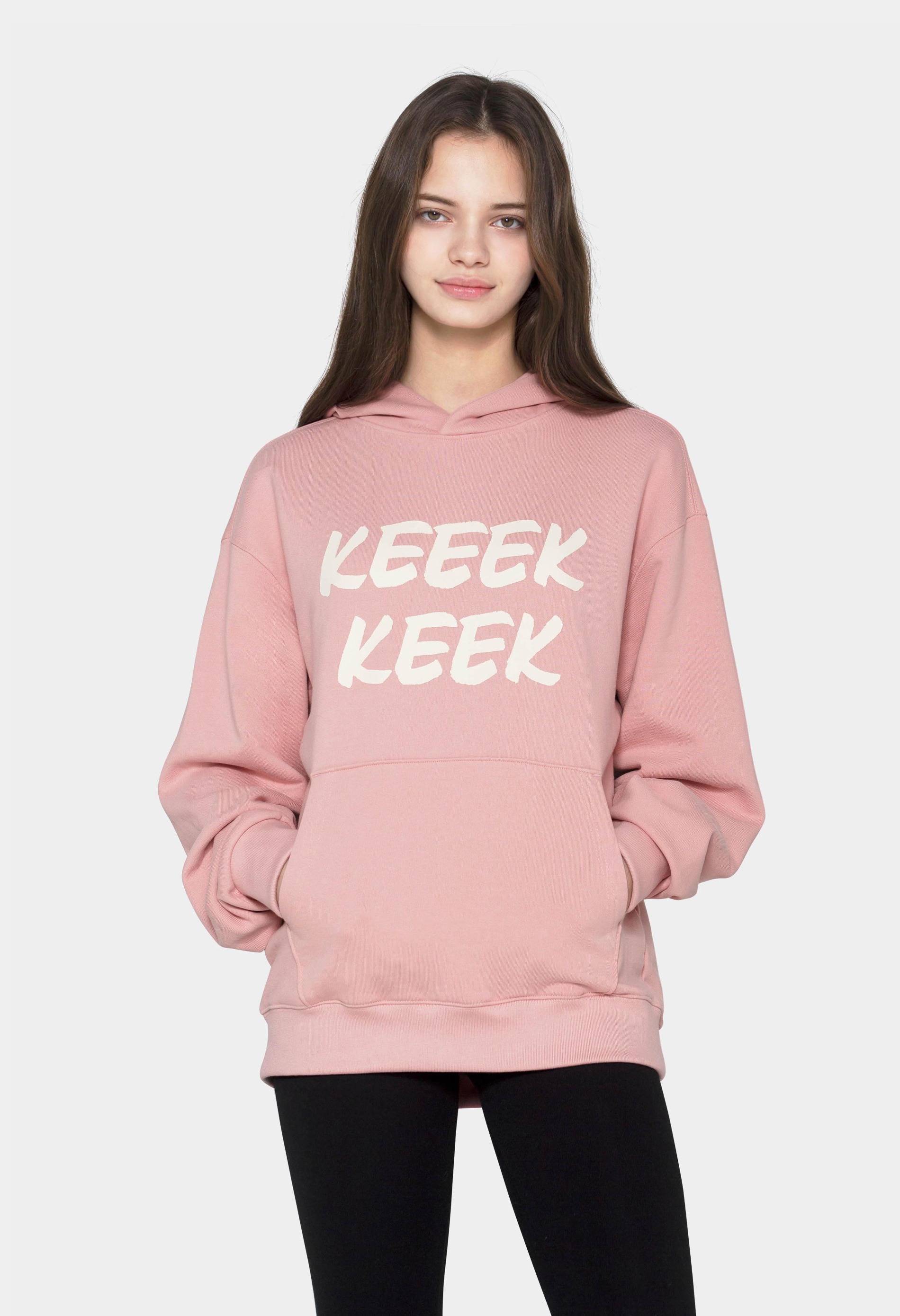 keek [Unisex] KEEEK Hoodie - Vintage Pink 스트릿패션 유니섹스브랜드 커플시밀러룩 남자쇼핑몰 여성의류쇼핑몰 후드티 힙색