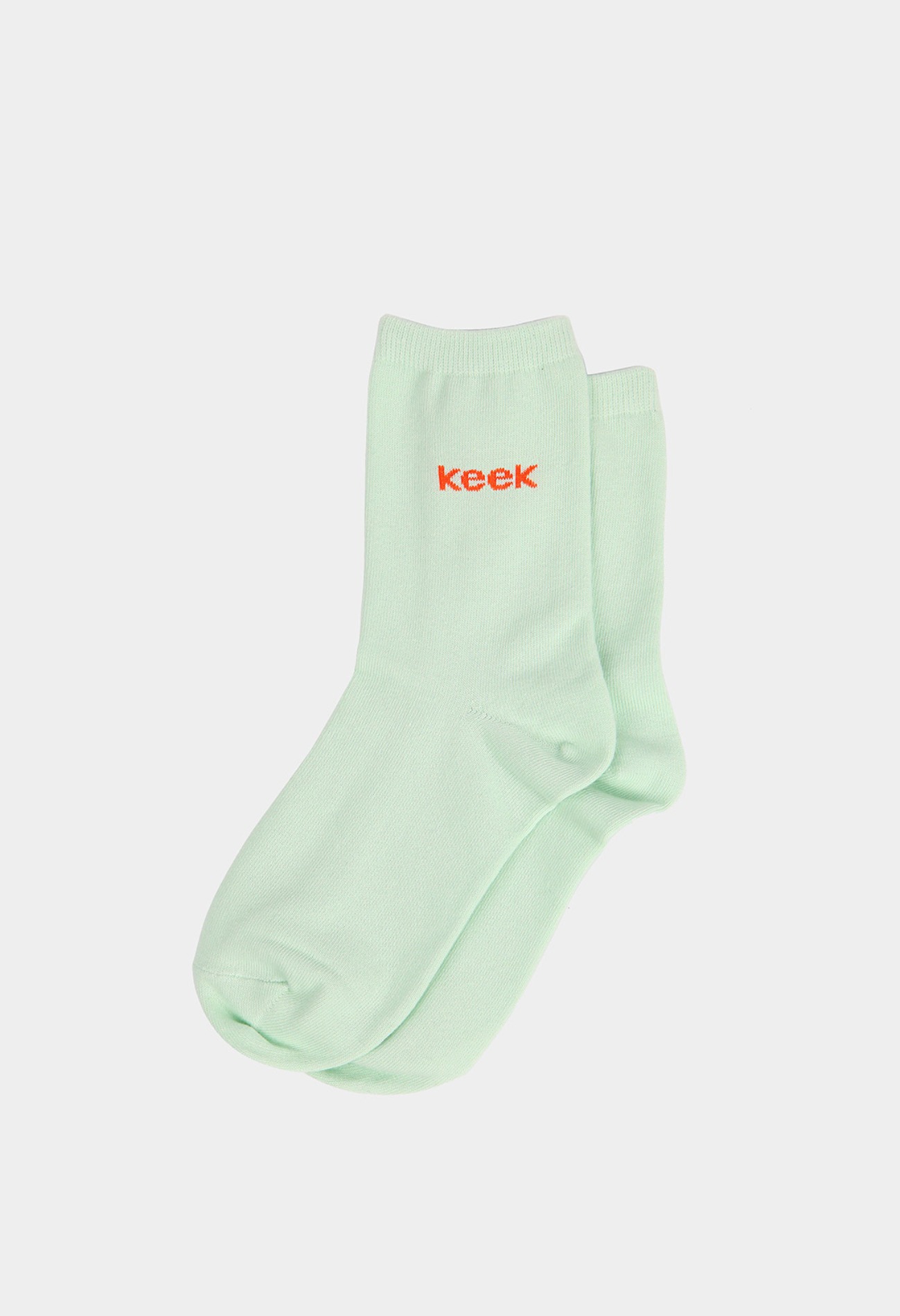 keek keek Logo Socks - Light Mint 스트릿패션 유니섹스브랜드 커플시밀러룩 남자쇼핑몰 여성의류쇼핑몰 후드티 힙색