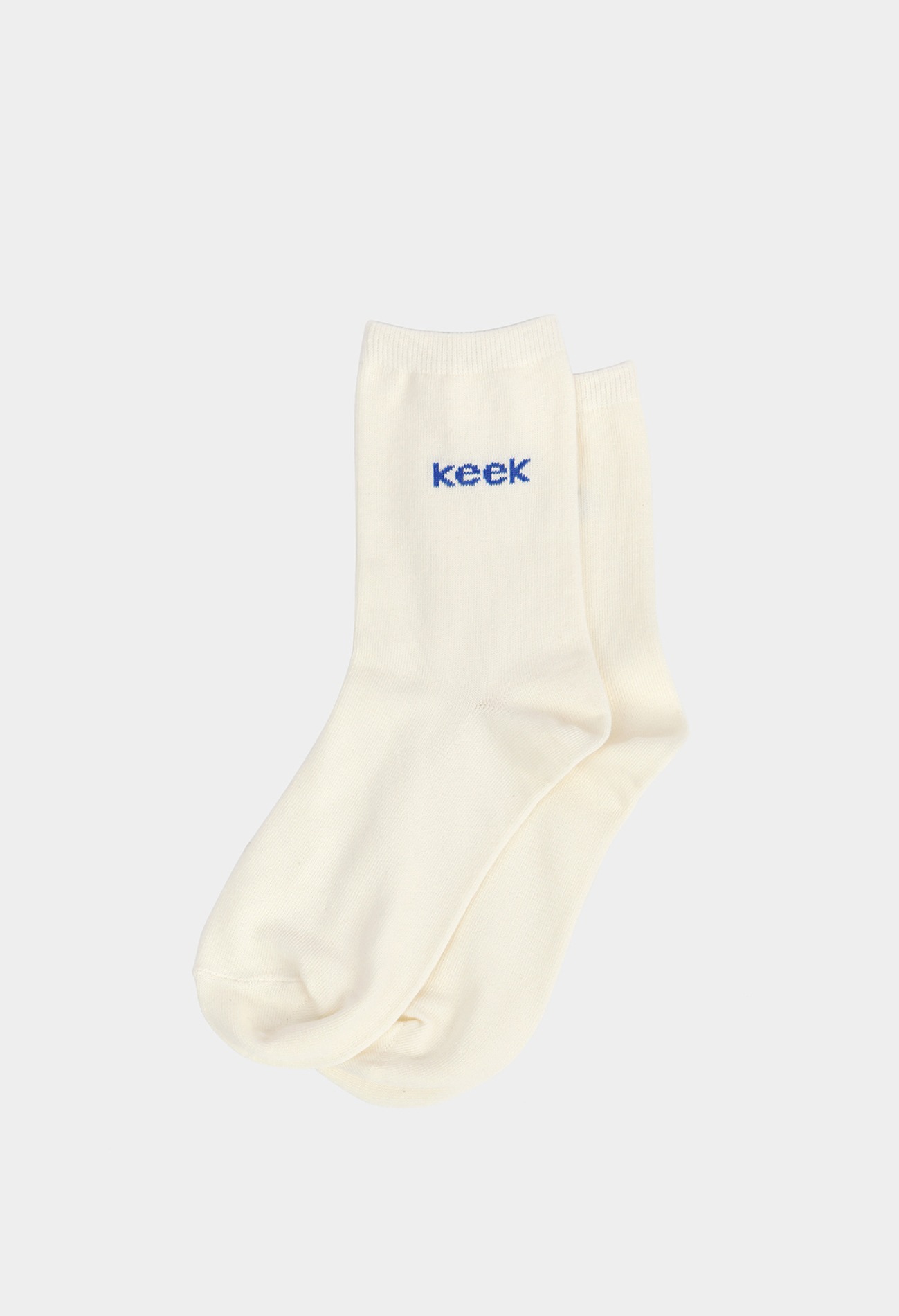 keek keek Logo Socks - Ivory 스트릿패션 유니섹스브랜드 커플시밀러룩 남자쇼핑몰 여성의류쇼핑몰 후드티 힙색