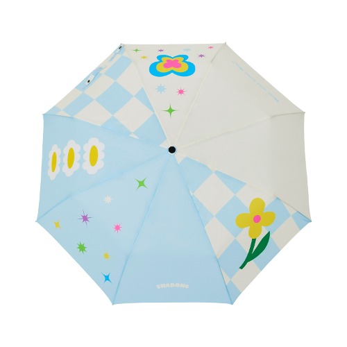 [샤론6] 3단 자동 양우산 썸머플라워