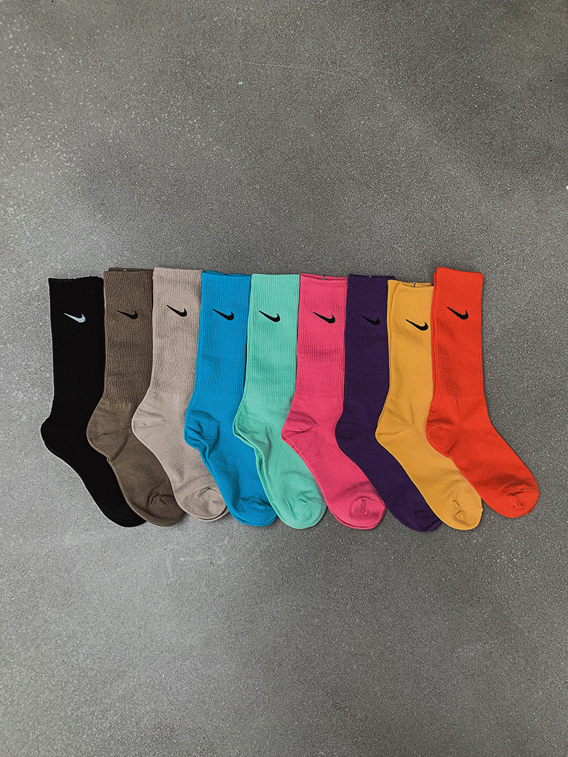 UNISEX하프로고삭스-socks (화이트 당일배송)