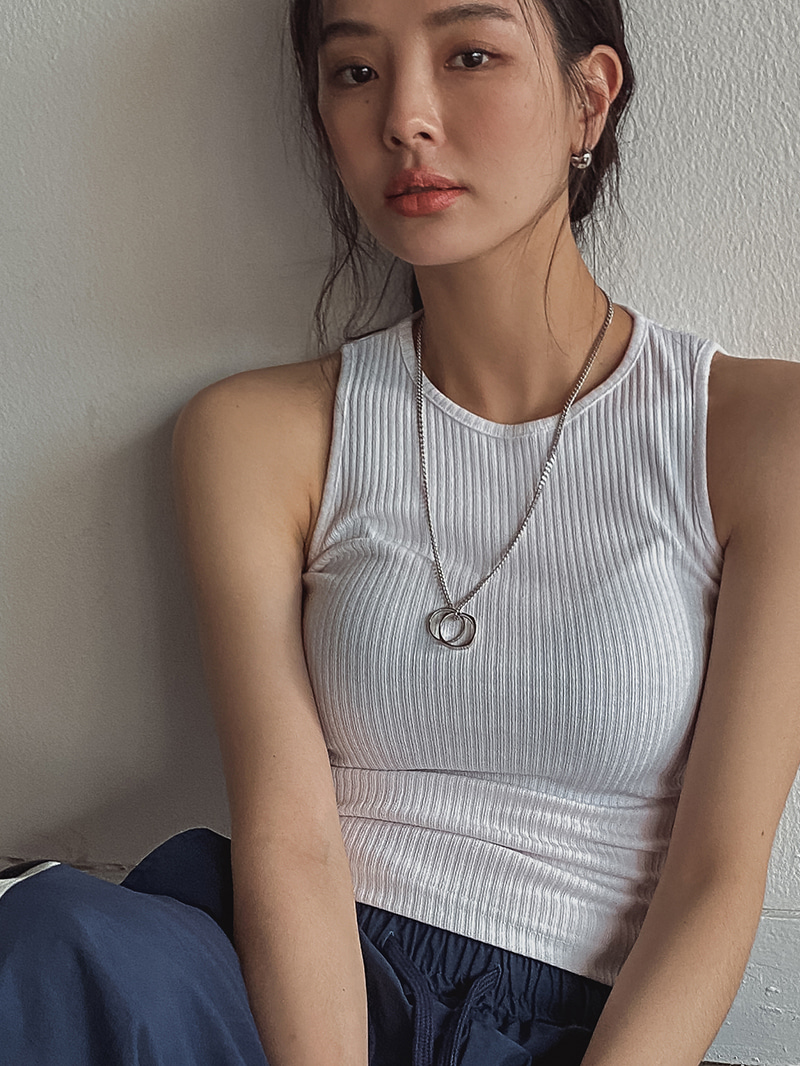 사각링네크리스-necklace