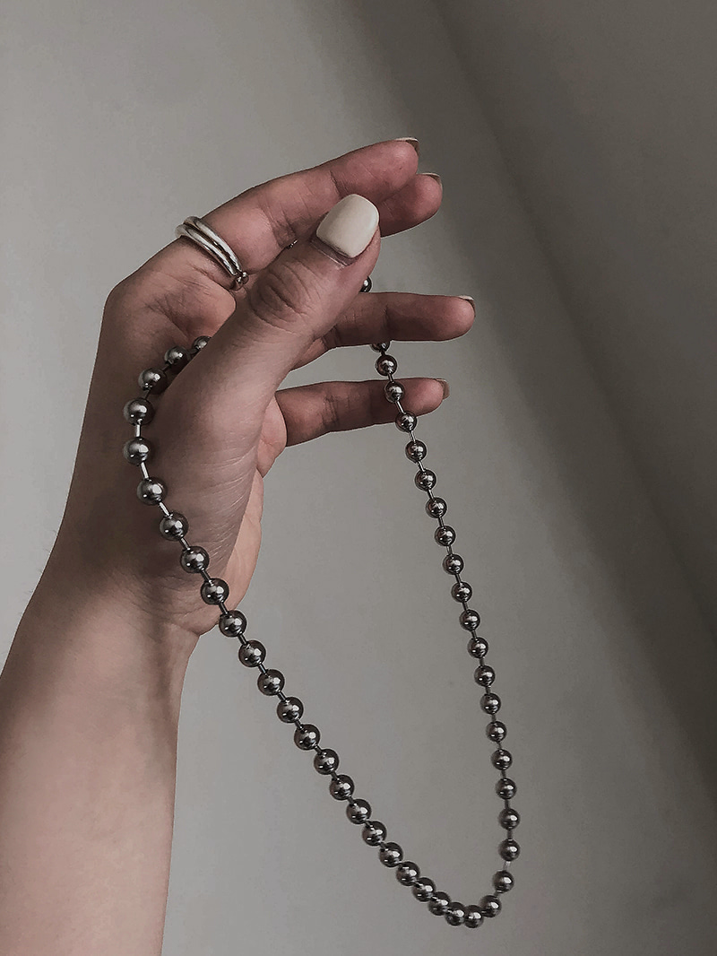 6mm써클네크리스-necklace