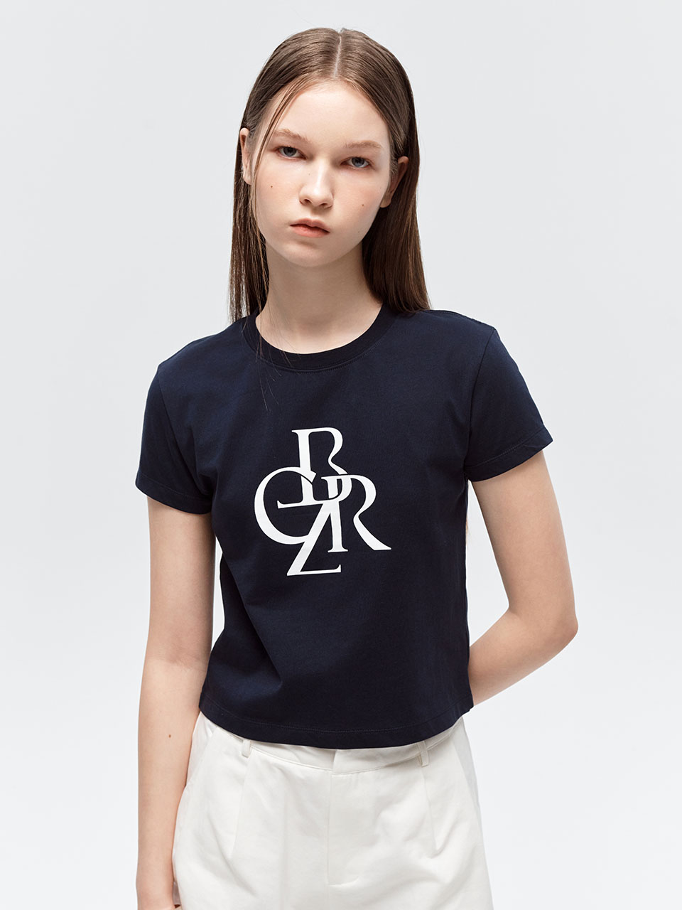 ★citybreeze★ Small Logo Ringer Short Sleeve T-Shirt_3COLOR MUSINSA | CITYBREEZE WOMAN Small Logo Ringer Short Sleeve T