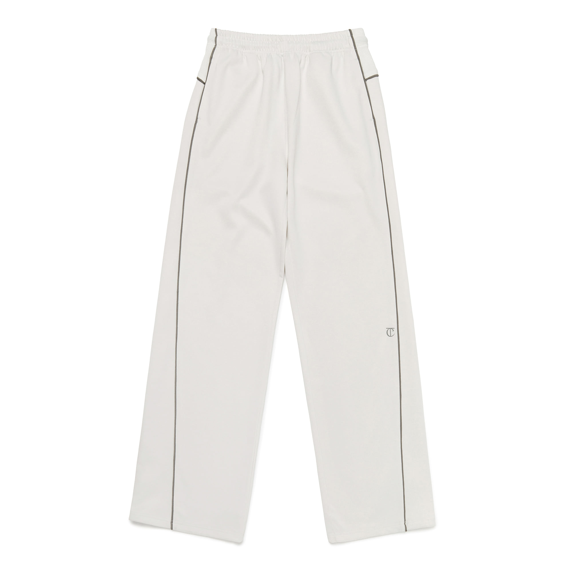 ASSYMETRIC TRACK PANTS [OFF WHITE]		