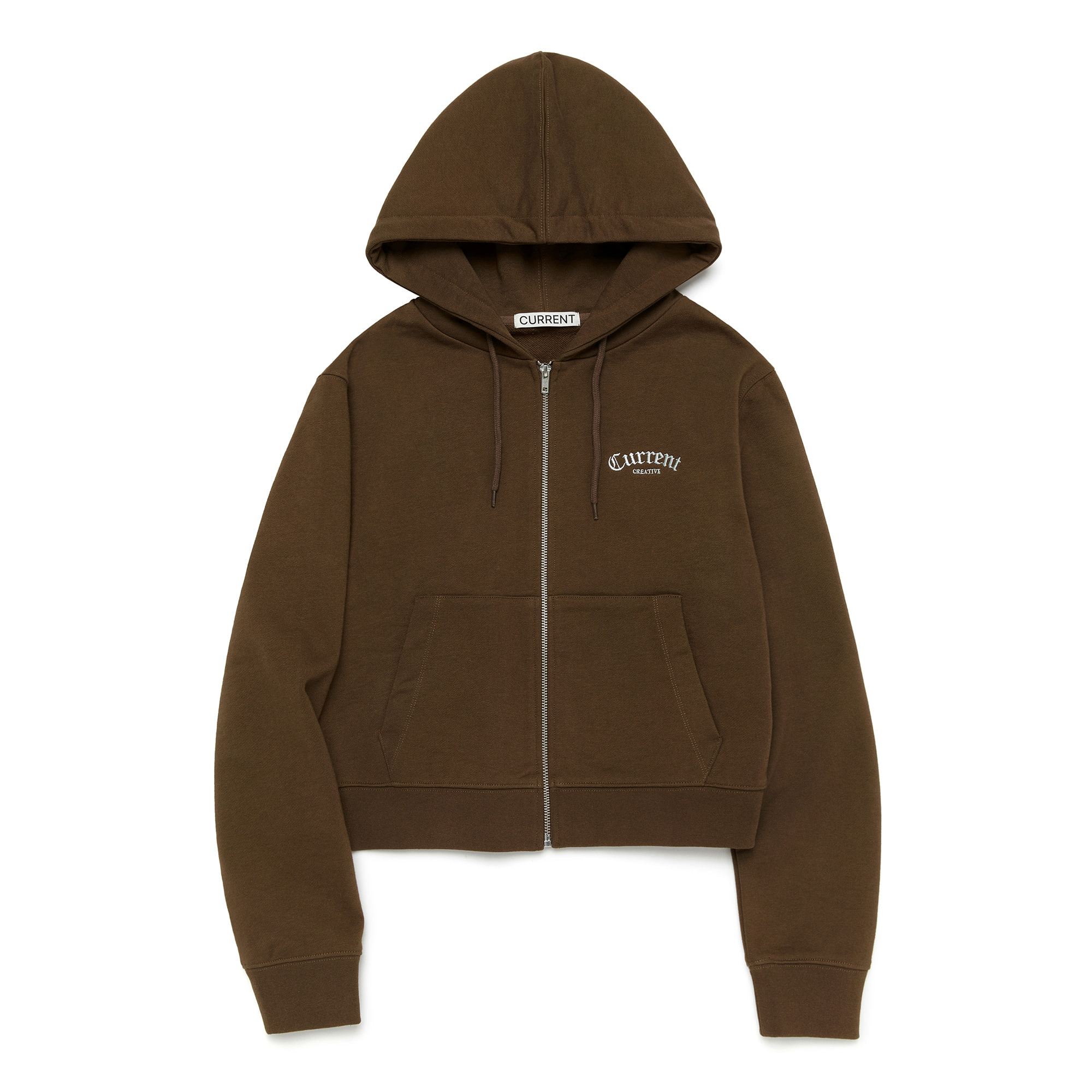 CURRENT HOODED JERSEY TOP [BROWN]		