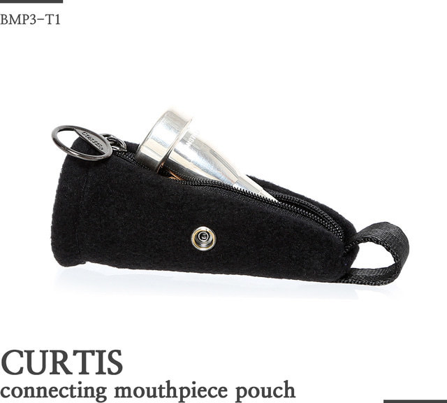 5 colors Beige CURTIS Trumpet Mouthpiece Pouch with connected type