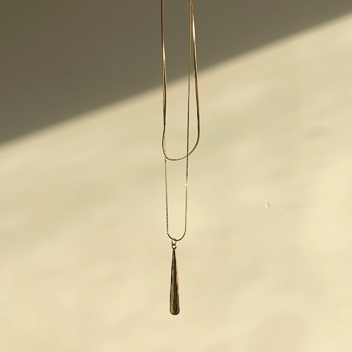 Dabagirl Drop Pendant Layered Necklace
