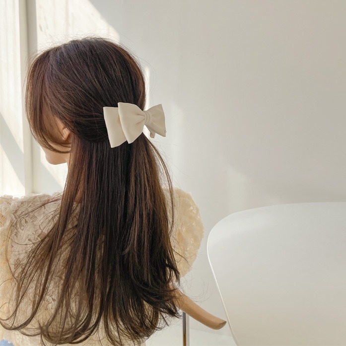 Dabagirl Bow Solid Tone Hair Barrette